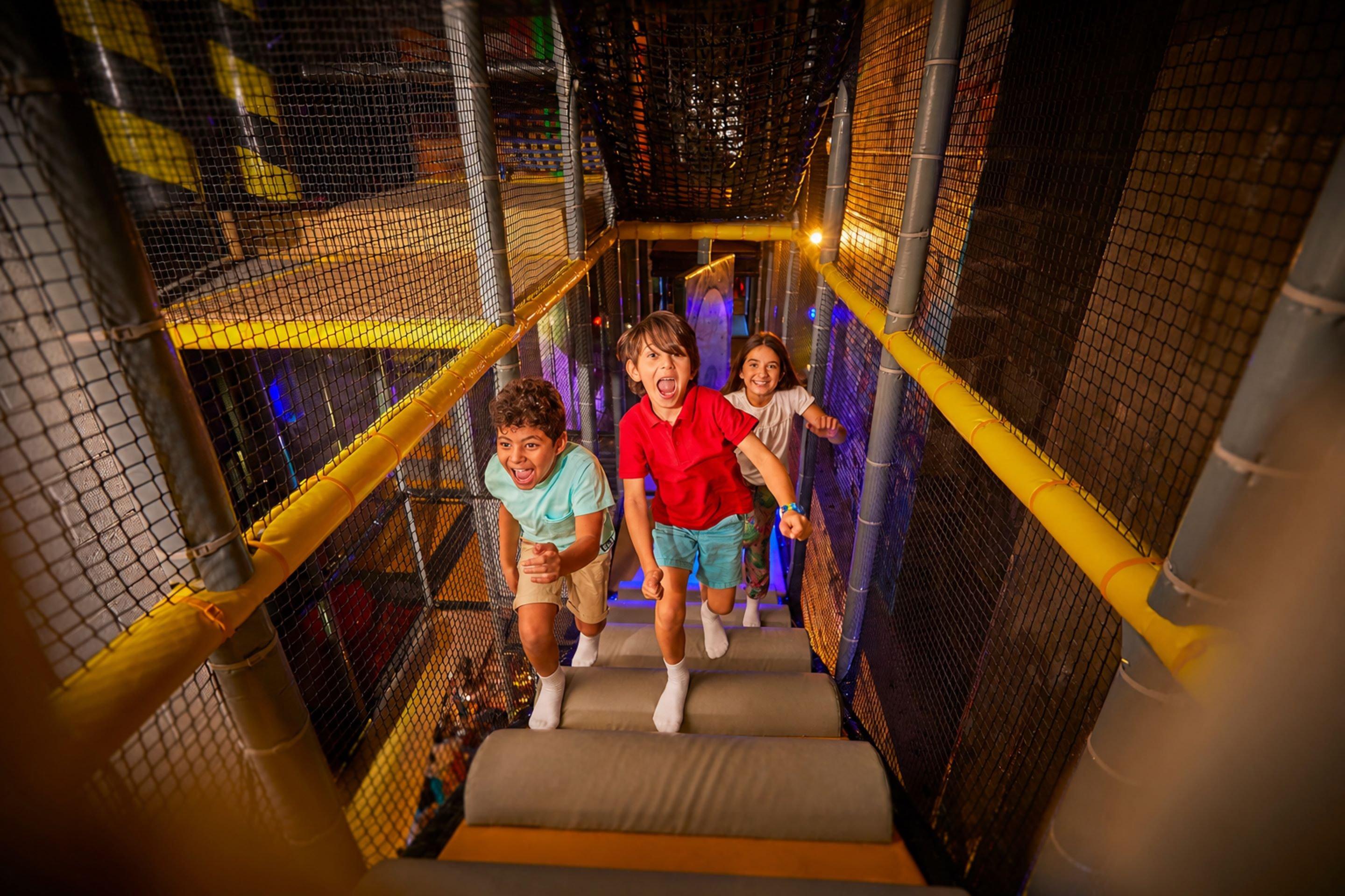 Kids Playing at Wavehouse Dubai